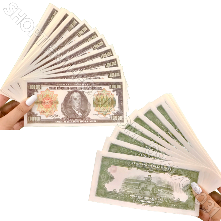 Tiền Lưu Niệm 1 Triệu USD Hình Tổng Thống Benjamin Franklin Dạ Quang